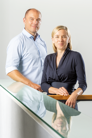 Michael Garstka und Jenny Gesterkamp, Geschäftsführer:innen LIST Develop Commercial