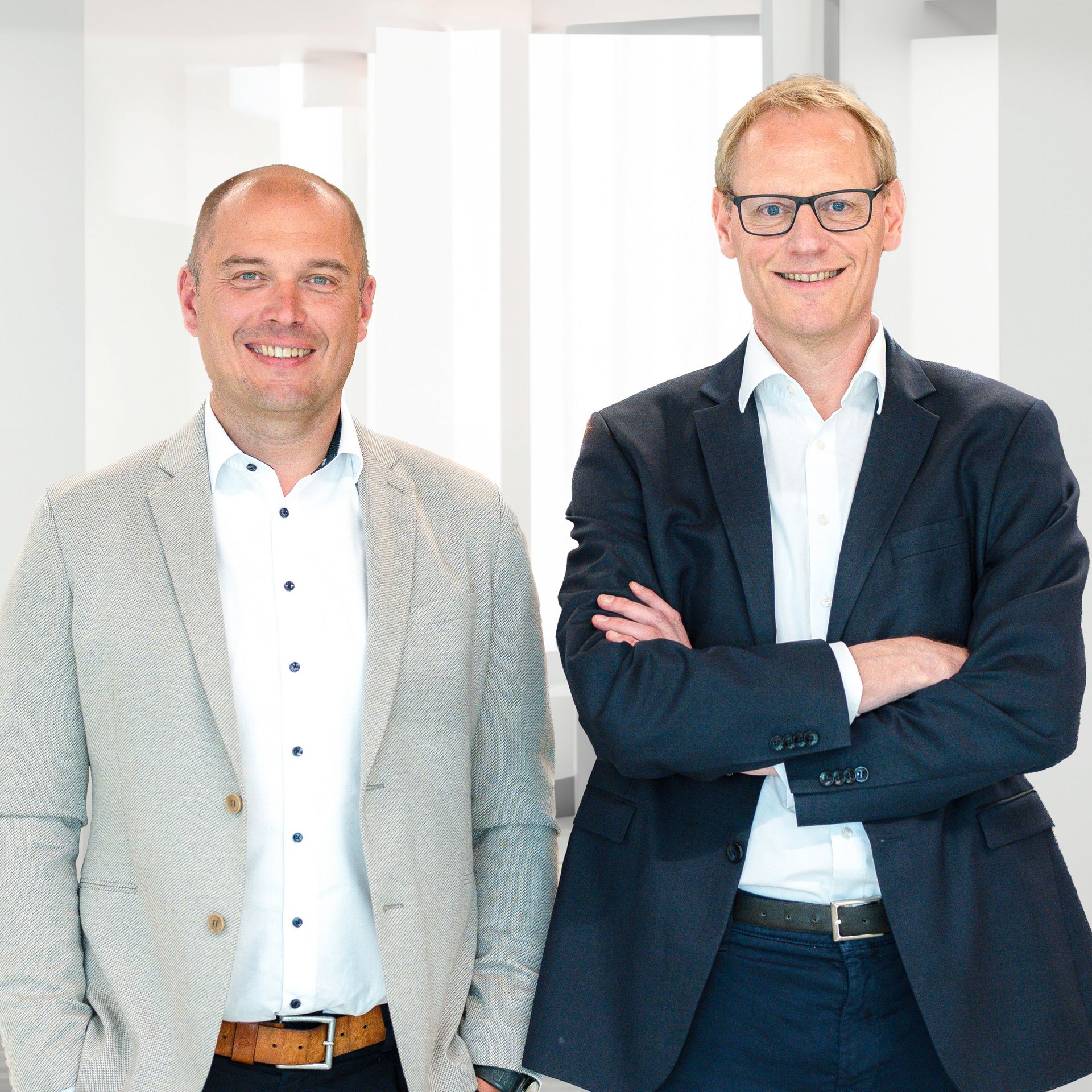 Die Geschäftsführer von LIST Develop: Michael Garstka und Dirk Rehaag.