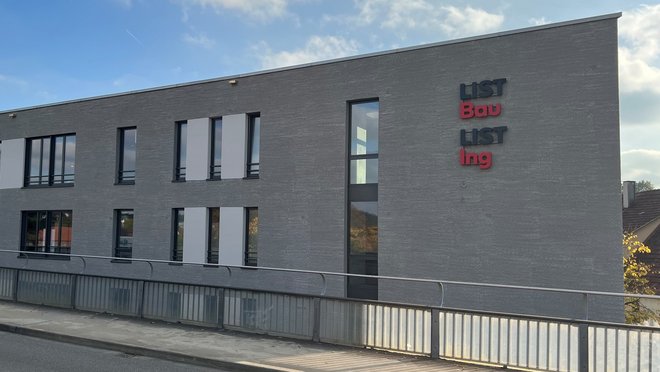 Foto neues Gebäude für LIST Bau in Bietigheim-Bissingen