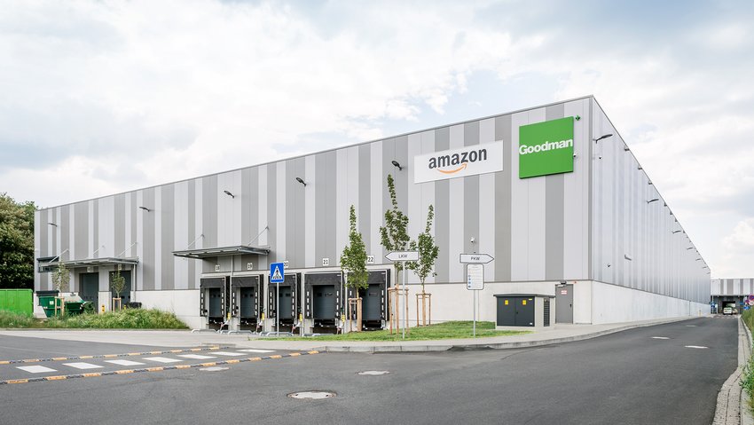 LIST Bau Nordhorn Logistikimmobilie Koeln Amazon Front